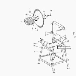 Metabo 010500420610 BW 500 LOG CUTTING SAW BW spare parts