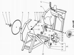 Metabo 010600420010 BW 600/4,20 DNB LOG CUTTING SAW spare parts
