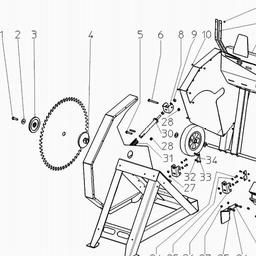 Metabo 010600420010 BW 600/4,20 DNB LOG CUTTING SAW spare parts