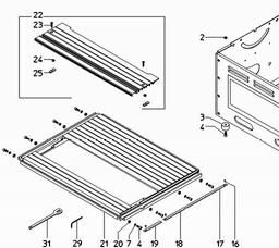 Metabo 010902504613 UK 220 W RADIAL PULL SAW spare parts