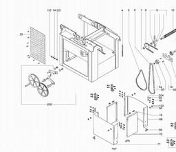 Metabo 011303000010 HC300W COMBINED PLANER/THICKNESSER spare parts