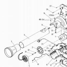 Metabo 015102000310 MEGA VAC 2000 GARDEN VAC spare parts
