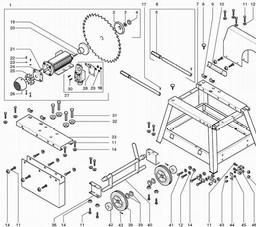 Metabo 019070750010 BW 750 HW/7,40 DNB LOG CUTTING SAW spare parts