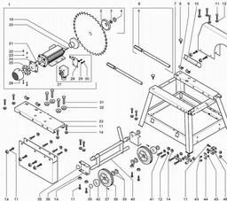 Metabo 019070753910 BW 750/7,40 DNB LOG CUTTING SAW BW spare parts