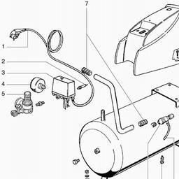 Metabo 023002008610 GECO 200/8/24 W COMPRESSOR spare parts