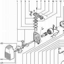 Metabo 023002620310 BASIC 260 COMPRESSOR spare parts