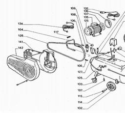 Metabo 023003501610 350/10/50 W COMPRESSOR spare parts