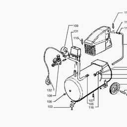 Metabo 023030000310 CLASSIC 3000 COMPRESSOR spare parts