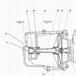 Metabo 025002510610 P 250/1000 CENTRIFUGAL PUMP spare parts
