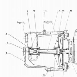 Metabo 025002512210 P 250/1200 CENTRIFUGAL PUMP spare parts