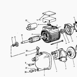 Metabo 025003010010 P 300/1100 K CENTRIFUGAL PUMP spare parts