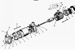 Metabo 025005000310 P 500/1505 M CENTRIFUGAL PUMP spare parts