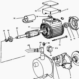 Metabo 025010009410 HV 1000/20 N PLUS DOMESTIC WATER SUPPLY SYSTEM spare parts