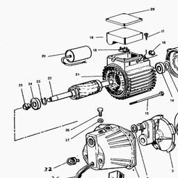 Metabo 025011000610 HV 1100/20 S DOMESTIC WATER SUPPLY SYSTEM spare parts