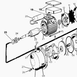 Metabo 025011004910 HV 1100/20 N DOMESTIC WATER SUPPLY SYSTEM spare parts