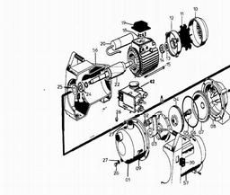 Metabo 025013006610 HVA 1300 N DOMESTIC WATER SUPPLY SYSTEM spare parts