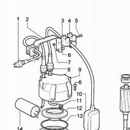 Metabo 025024000010 PS 24000 SG SUBMERSIBLE SEWAGE PUMP spare parts