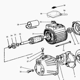 Metabo 025030000010 P 3000 K GARDEN PUMP spare parts