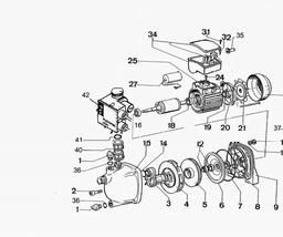 Metabo 025033000610 HWA 3300 DOMESTIC WATER SUPPLY SYSTEM spare parts