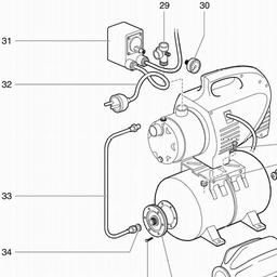 Metabo 025055002210 HWW 5500/50 M DOMESTIC WATER SUPPLY SYSTEM spare parts