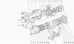Metabo 025055003010 HWA 5500 M DOMESTIC WATER SUPPLY SYSTEM spare parts