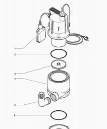 Metabo 025070001610 PS 7000 S SUBMERSIBLE SEWAGE PUMP spare parts
