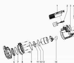 Metabo 025075001310 TP 7500 SI SUBMERSIBLE PUMP spare parts