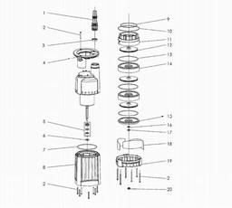 Metabo 025075010010 TDP 7501 S TAUCHDRUCKPUMPE spare parts