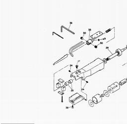 Metabo 090101242310 RECIPROCATING AIR SAW spare parts