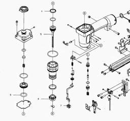 Metabo 090105471110 KOMBI 32 COMBI NAILER KOMBI spare parts