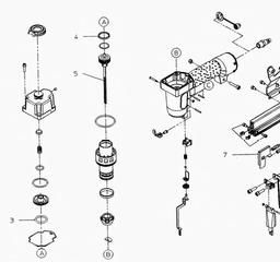 Metabo 090105472010 KOMBI 40/50 COMBI NAILER KOMBI spare parts