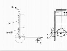 Metabo 090200722910 SWK250/WIG TRANSPORT TROLLEY spare parts