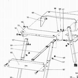 Metabo 091000351810 KGS WORKSTAND spare parts