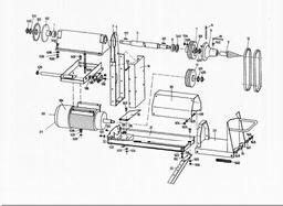 Metabo 091001397110 BW 750 V-BELT DRIVE spare parts