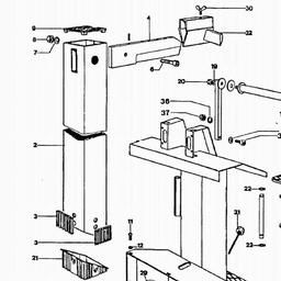 Metabo 091001438210 SD 6/1000 HYDRAULIC LOG SPLITTER spare parts