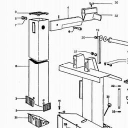 Metabo 091001438210 SD 6/1000 HYDRAULIC LOG SPLITTER spare parts