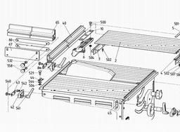 Metabo 091001845010 UK220/PK200 BASE CARRIER SYSTEM spare parts