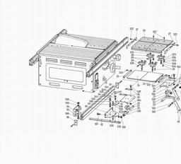 Metabo 091004047210 PK 255 BASIC RAIL SYST.+SLIDING CARR. spare parts