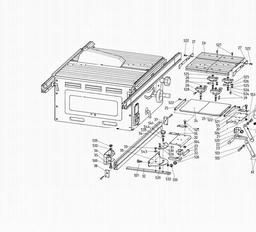 Metabo 091004047210 PK 255 BASIC RAIL SYST.+SLIDING CARR. spare parts