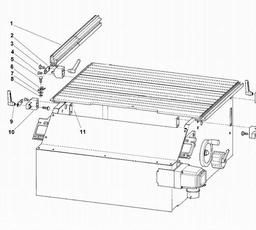 Metabo 091005001010 PKF 255 BASE CARRIER SYSTEM spare parts