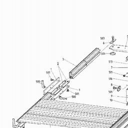 Metabo 091005002810 BASE CARRIER SYSTEM EXTENSION spare parts