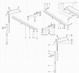 Metabo 091005320510 SLIDING CARRIAGE spare parts