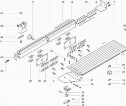 Metabo 091005753710 KGS 303 TABLE EXTENSION spare parts