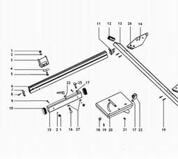 Metabo 091005320510 SLIDING CARRIAGE spare parts