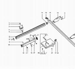 Metabo 091005320510 SLIDING CARRIAGE spare parts