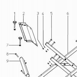 Metabo 091006113510 TS 250 WORKSTAND spare parts