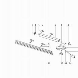 Metabo 091006370711 UK 290/333 RIP FENCE spare parts