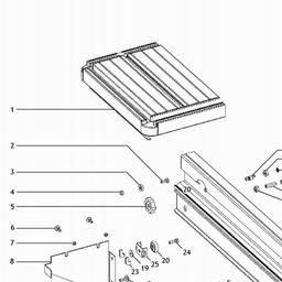 Metabo 091006434710 UK290/UK333 SLIDING CARRIAGE spare parts