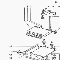 Metabo 091105318710 HC 333 MORTICING ATTACHMENT spare parts