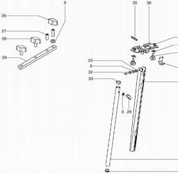Metabo 092005395510 MULTI 180 TABLE SIDE EXTENSION spare parts